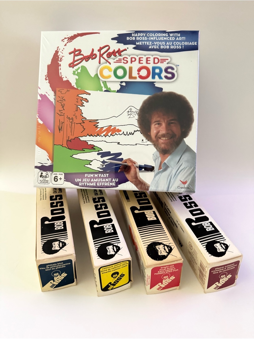 Bob Ross Set of 4 Weber Oil Color Paint- NOS in Original Box & Speed Colors NIB